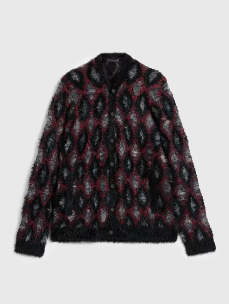 Sweaters>John Varvatos LAYNE CARDIGAN BLACK