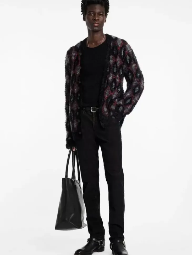 Sweaters>John Varvatos LAYNE CARDIGAN BLACK