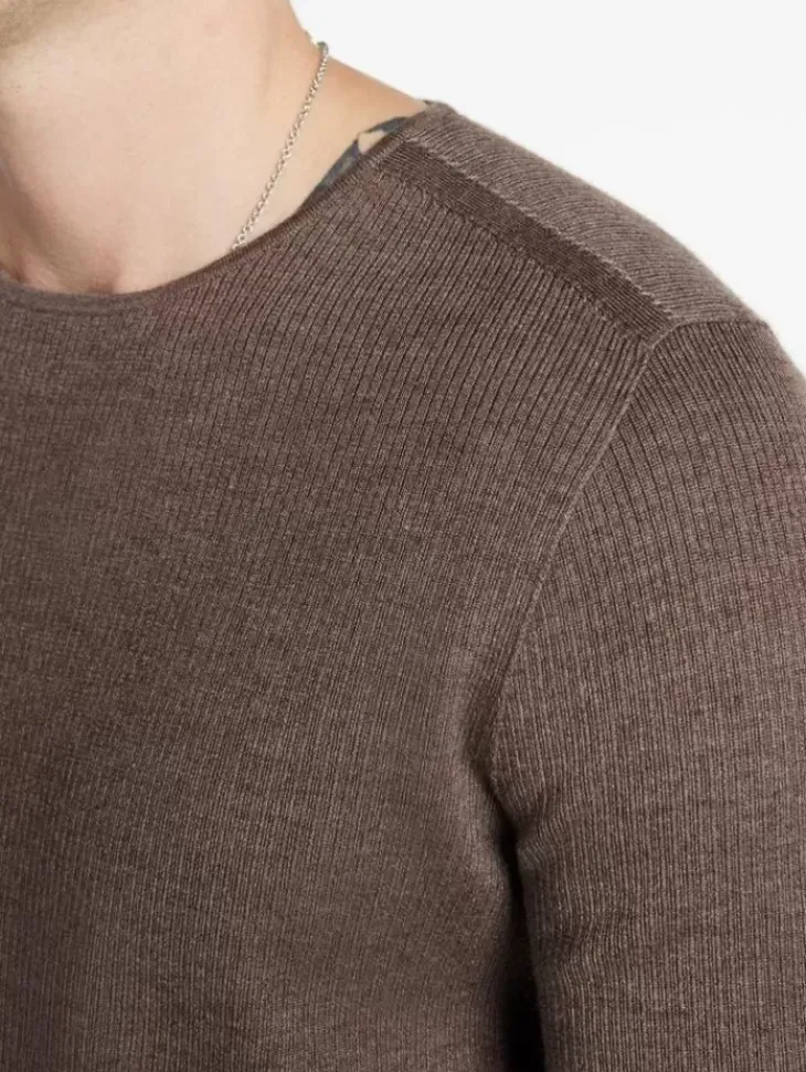 Tops>John Varvatos LEIRA CREWNECK SWEATER ELEPHANT
