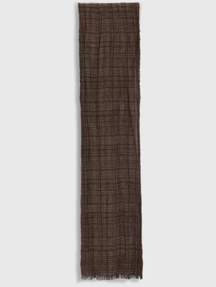 Shoes & Accessories>John Varvatos LENAPE SCARF CHARCOAL