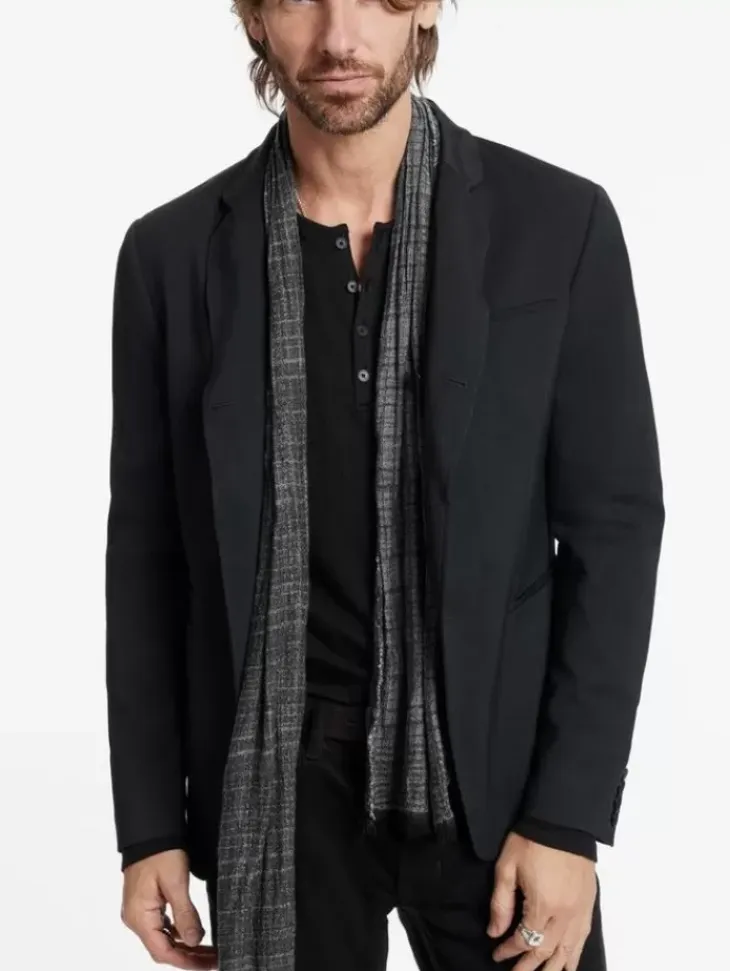 Shoes & Accessories>John Varvatos LENAPE SCARF ARSENIC