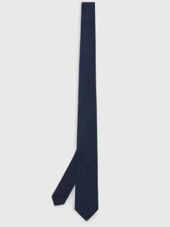Scarves & Ties>John Varvatos LEONE SLIM TIE NAVY