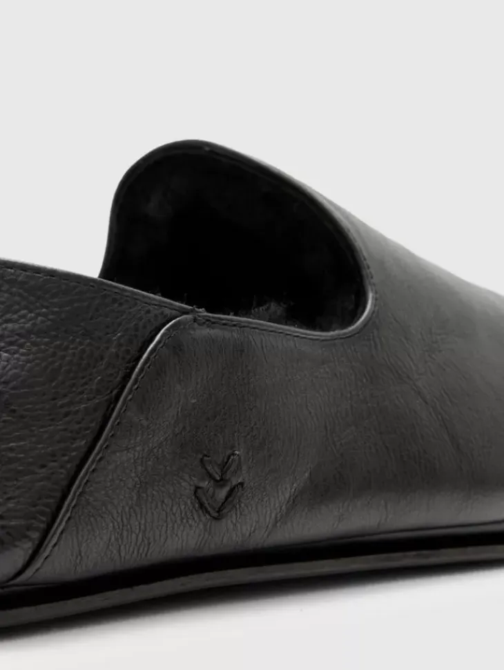Dress Shoes & Loafers|Leather Shoes>John Varvatos LODGE SLIP ON BLACK
