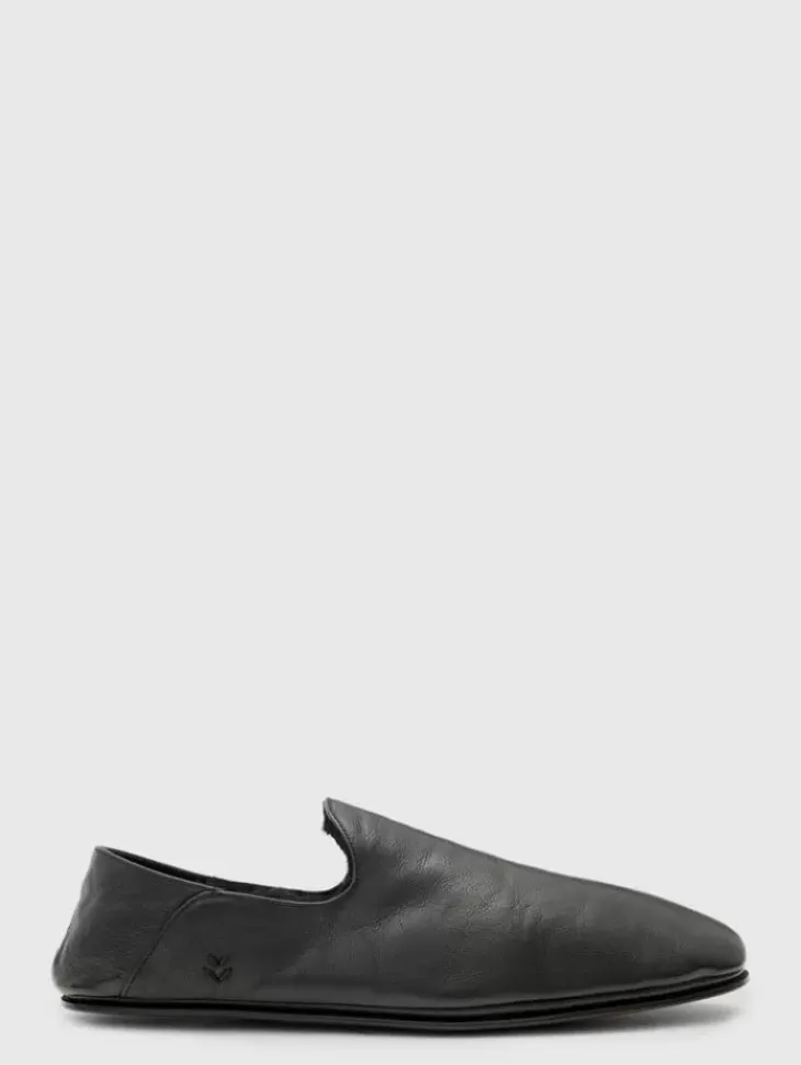 Dress Shoes & Loafers|Leather Shoes>John Varvatos LODGE SLIP ON BLACK