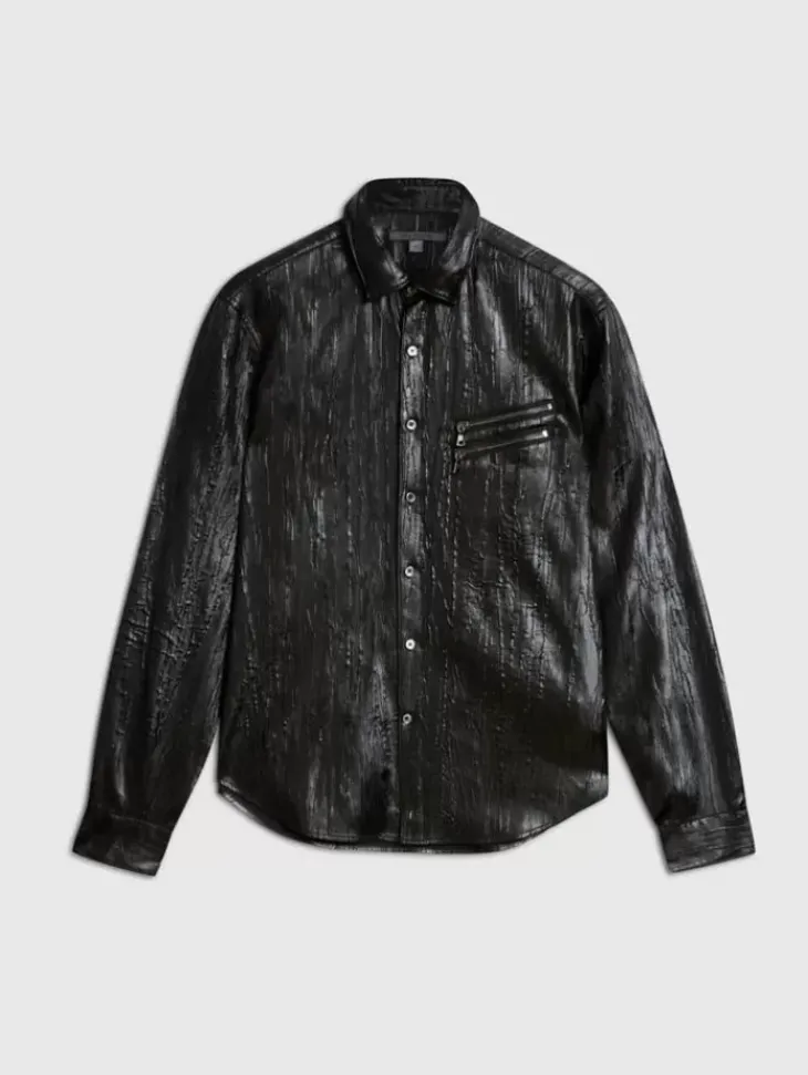 Shirts>John Varvatos LODI SHIRT BLACK