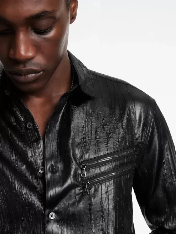 Shirts>John Varvatos LODI SHIRT BLACK