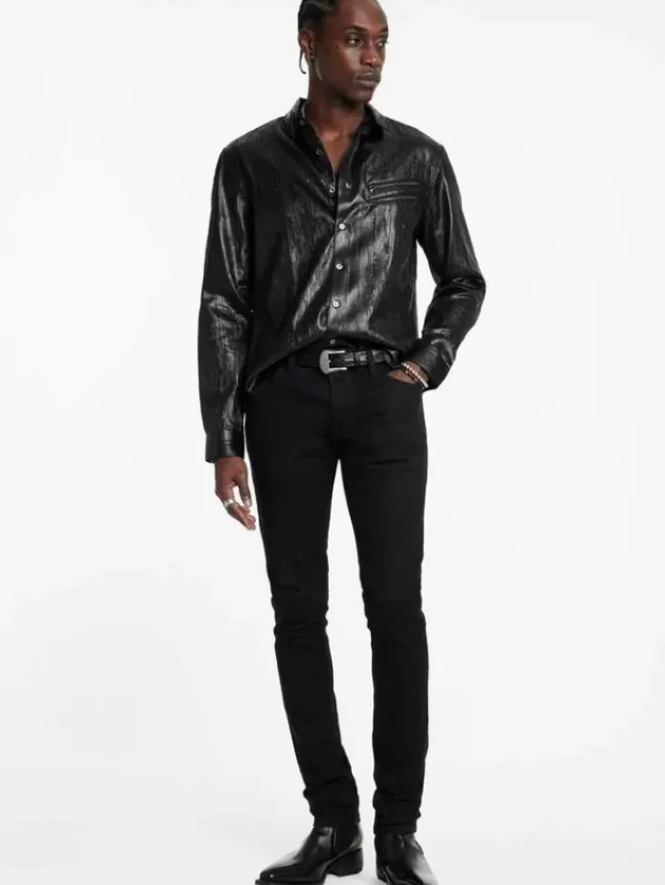 Shirts>John Varvatos LODI SHIRT BLACK