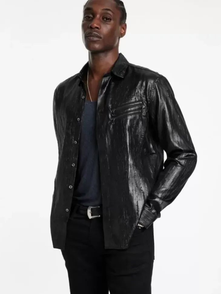 Shirts>John Varvatos LODI SHIRT BLACK