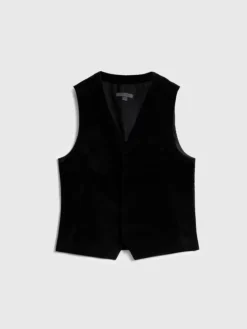 Suit Jackets>John Varvatos LOWA VEST BLACK