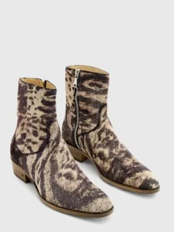Boots|Leather Boots>John Varvatos LUDLOW ZIP BOOT CAPER