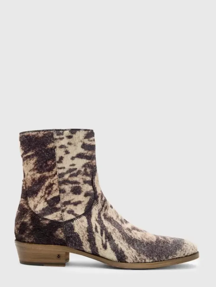 Boots|Leather Boots>John Varvatos LUDLOW ZIP BOOT CAPER