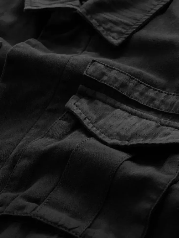 Leather & Outerwear|Tops>John Varvatos LUIS FIELD JACKET BLACK