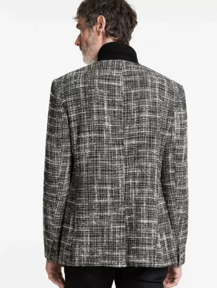 Coats And Jackets|Suit Jackets>John Varvatos MADISON JACKET BLACK/WHITE