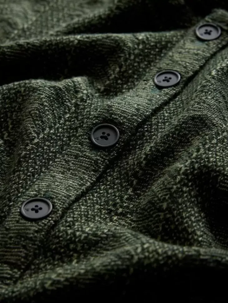 Henleys>John Varvatos MADOC HENLEY KOMBUGREEN