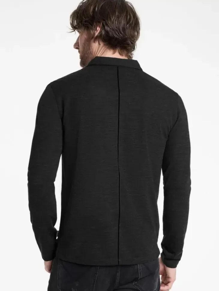 Polos>John Varvatos MALEO POLO BLACK