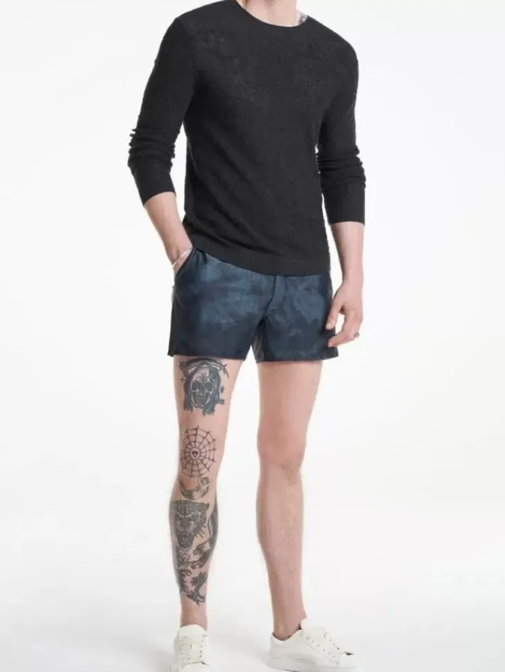 Jeans & Pants>John Varvatos MAUI SWIM SHORTS DKSTEELHTR