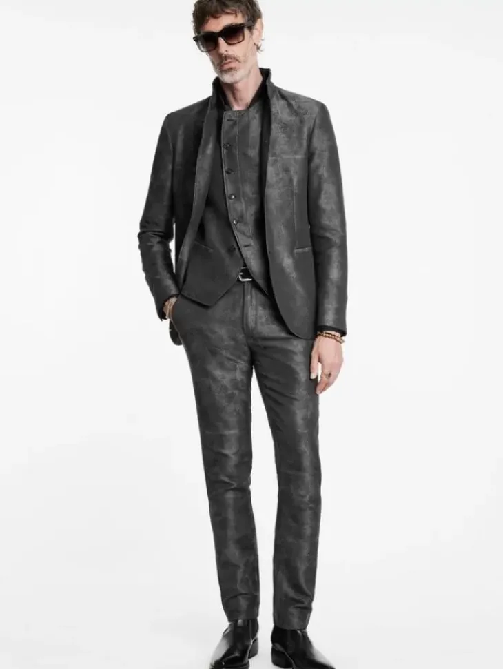 Dress Pants>John Varvatos MERCER PANTS ECLIPSEHEATHER