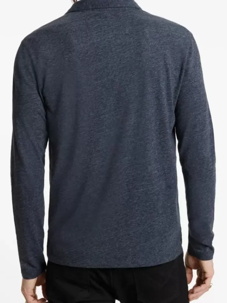 Tops>John Varvatos MERCURY POLO NAVY