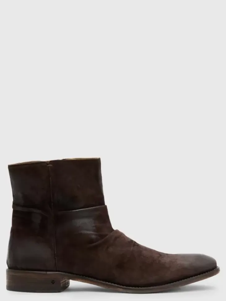 Boots|Leather Boots>John Varvatos MORRISON SHARPEI BOOT CHOCOLATE