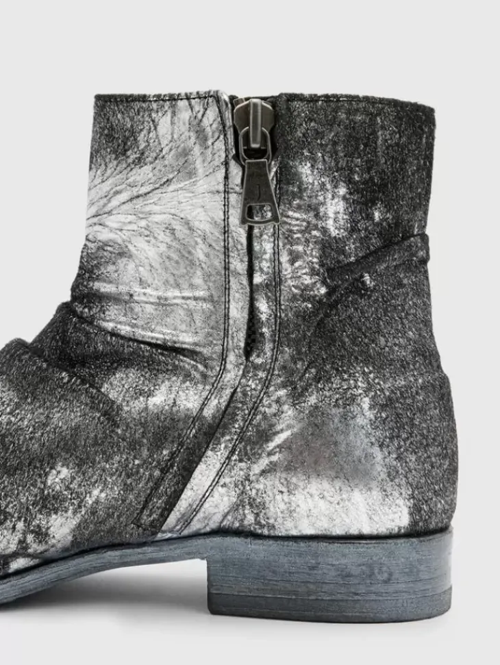 Boots|Leather Boots>John Varvatos MORRISON SHARPEI BOOT MOONSHADOW