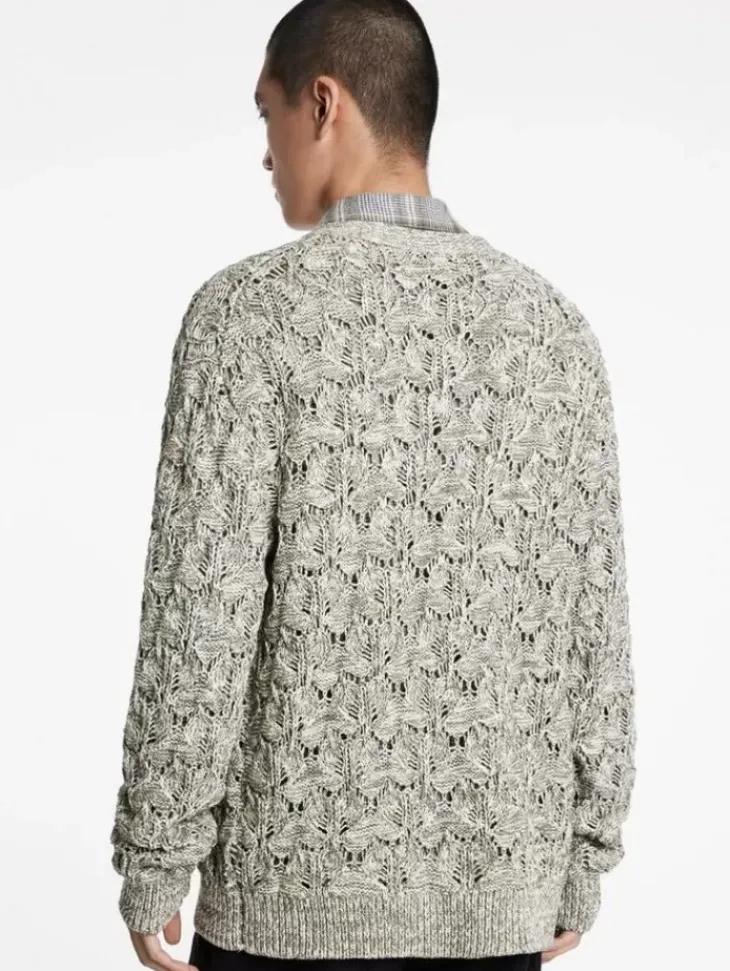 Leather & Outerwear|Tops>John Varvatos MOTHE CARDIGAN DEEPOLIVE