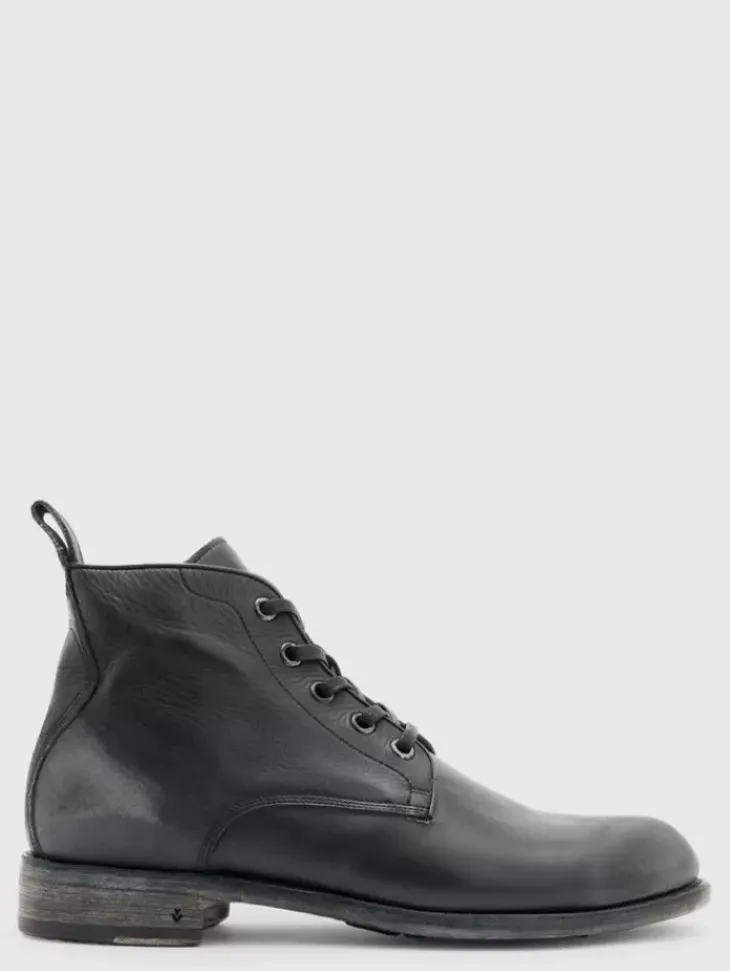 Shoes & Accessories>John Varvatos MOTO LACE BOOT CHARCOAL