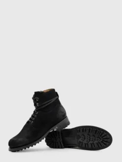 Boots|Leather Boots>John Varvatos MOTO WORK BOOT CHARCOAL