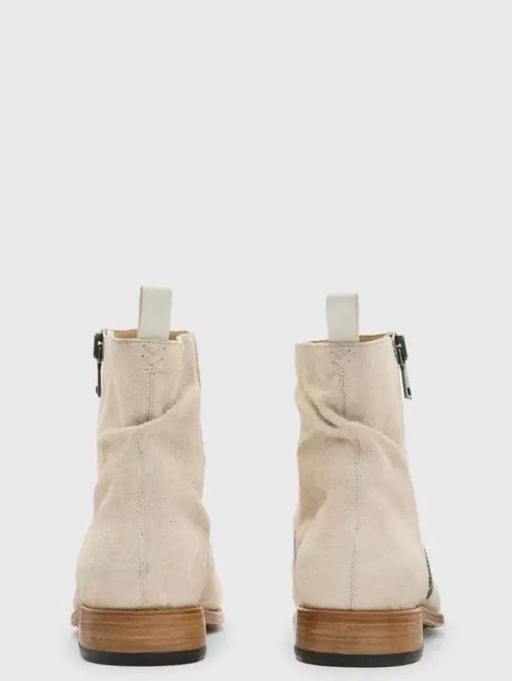Shoes & Accessories>John Varvatos MOTO ZIP BOOT CHINAWHITE