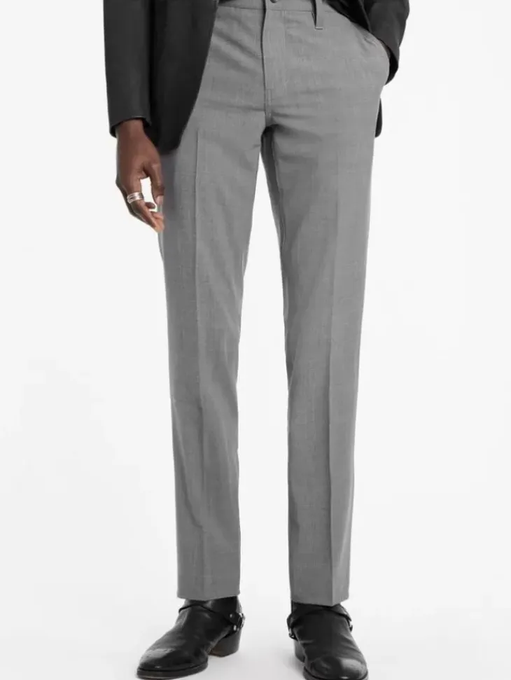 Pants>John Varvatos MOTOR CITY PANT BLK/OFFWHIT