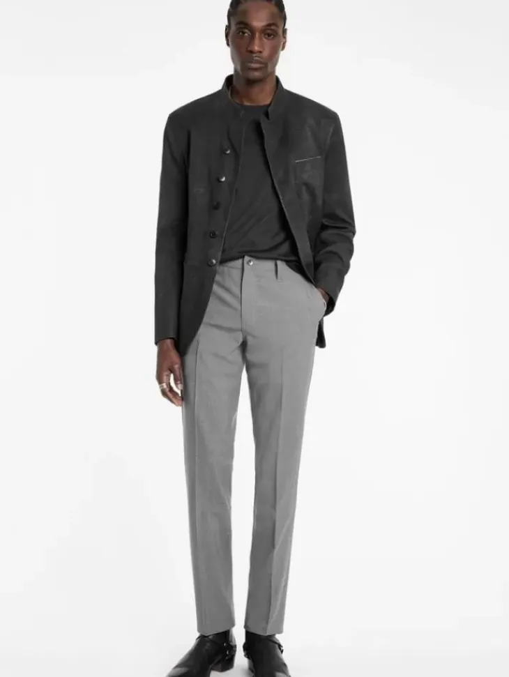 Pants>John Varvatos MOTOR CITY PANT BLK/OFFWHIT