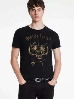 Graphic Tees>John Varvatos MOTORHEAD TEE BLACK