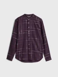 Tops>John Varvatos MOTT SHIRT CRANBERRY