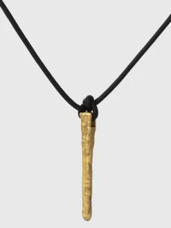 Jewelry>John Varvatos NAILS BRASS NECKLACE NOCOLOR
