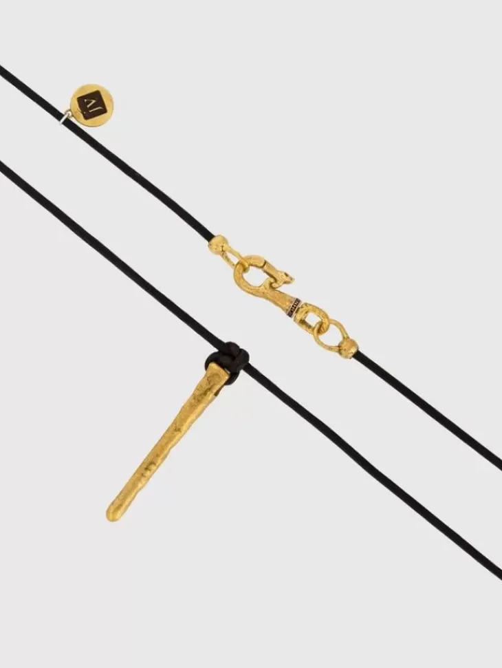 Jewelry>John Varvatos NAILS BRASS NECKLACE NOCOLOR