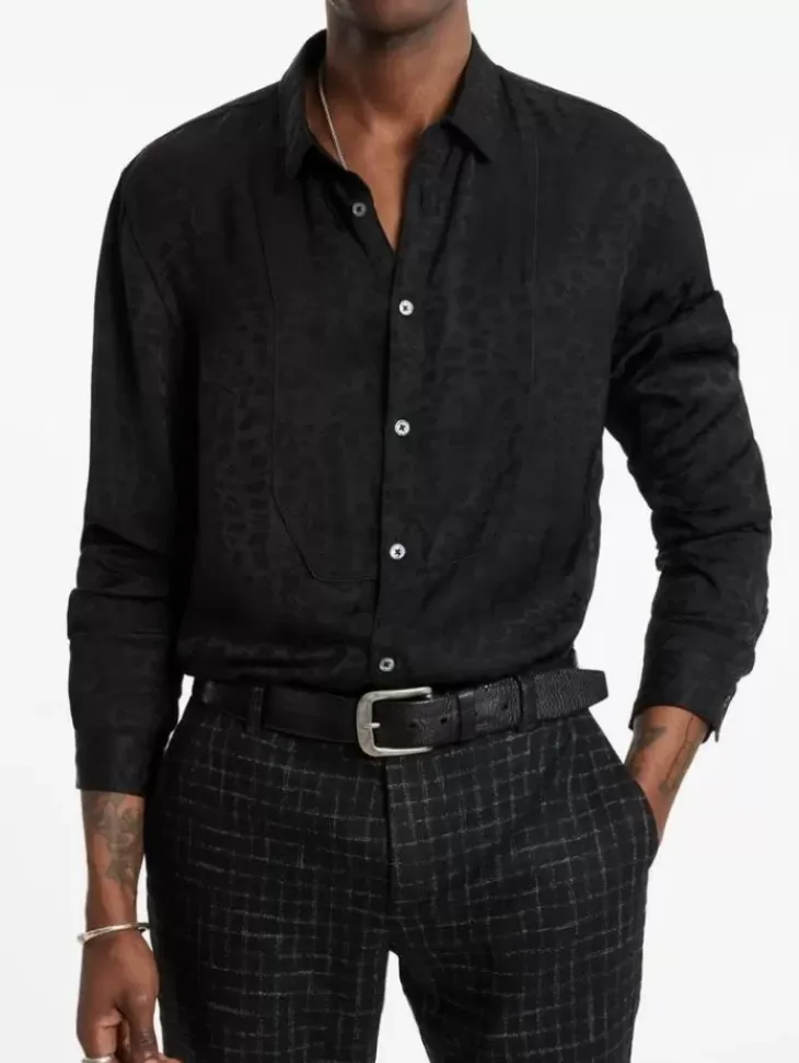 Tops>John Varvatos NASH SHIRT BLACKTINT