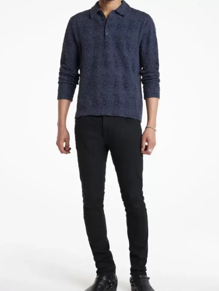 Tops>John Varvatos NEWPORT POLO MARINE