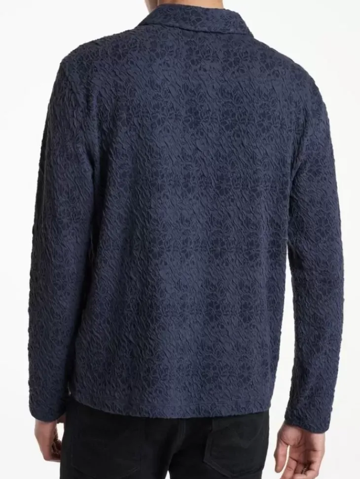 Tops>John Varvatos NEWPORT POLO MARINE