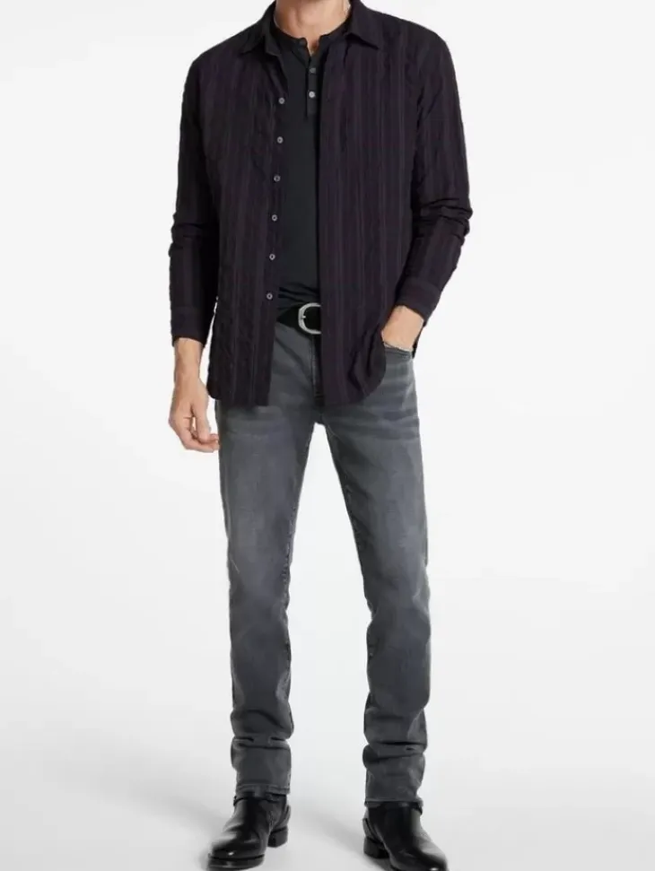 Tops>John Varvatos NYE SHIRT REGALPURPLE