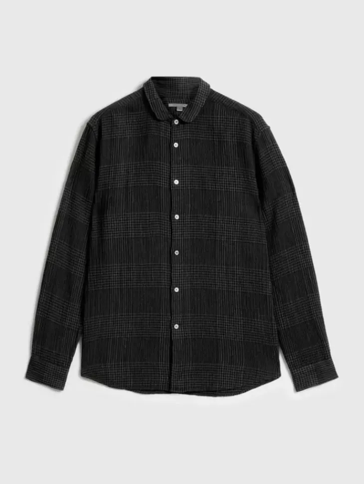 Shirts>John Varvatos ORCHARD SHIRT CHARCOALGREY