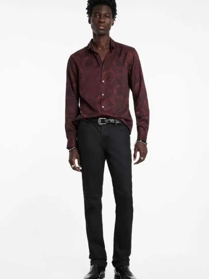 Shirts>John Varvatos ORCHARD SHIRT BERRY