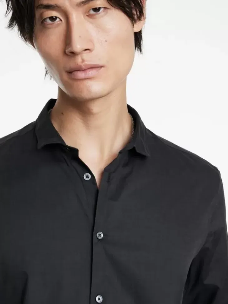 Shirts>John Varvatos ORCHARD SHIRT CARBON
