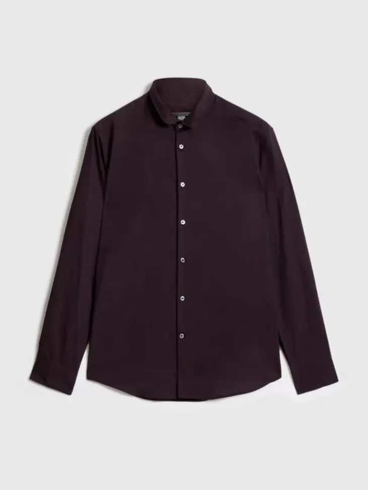 Shirts>John Varvatos ORCHARD SHIRT DARKPLUM