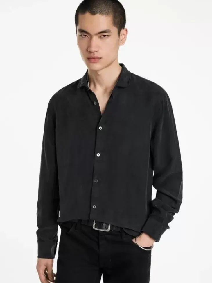 Shirts>John Varvatos ORCHARD SHIRT BLACK