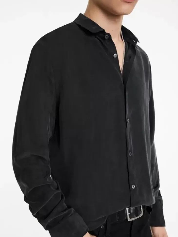 Shirts>John Varvatos ORCHARD SHIRT BLACK