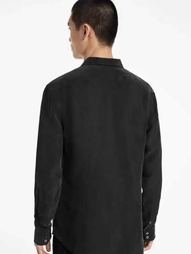 Shirts>John Varvatos ORCHARD SHIRT BLACK