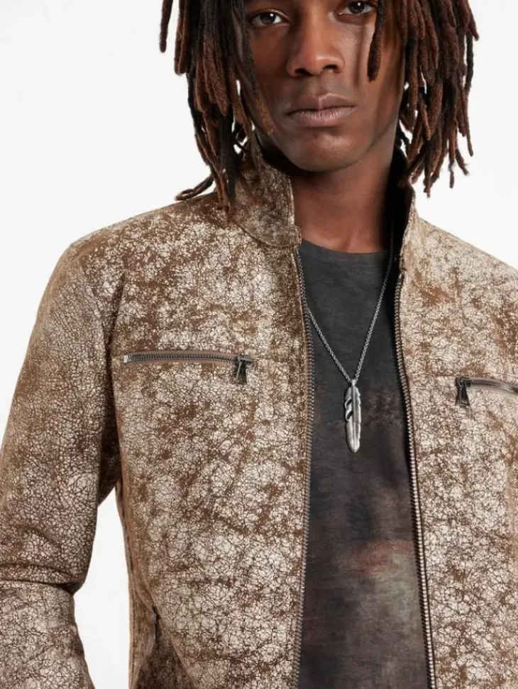 Leather & Outerwear|Tops>John Varvatos ORTHO JACKET CARAMEL