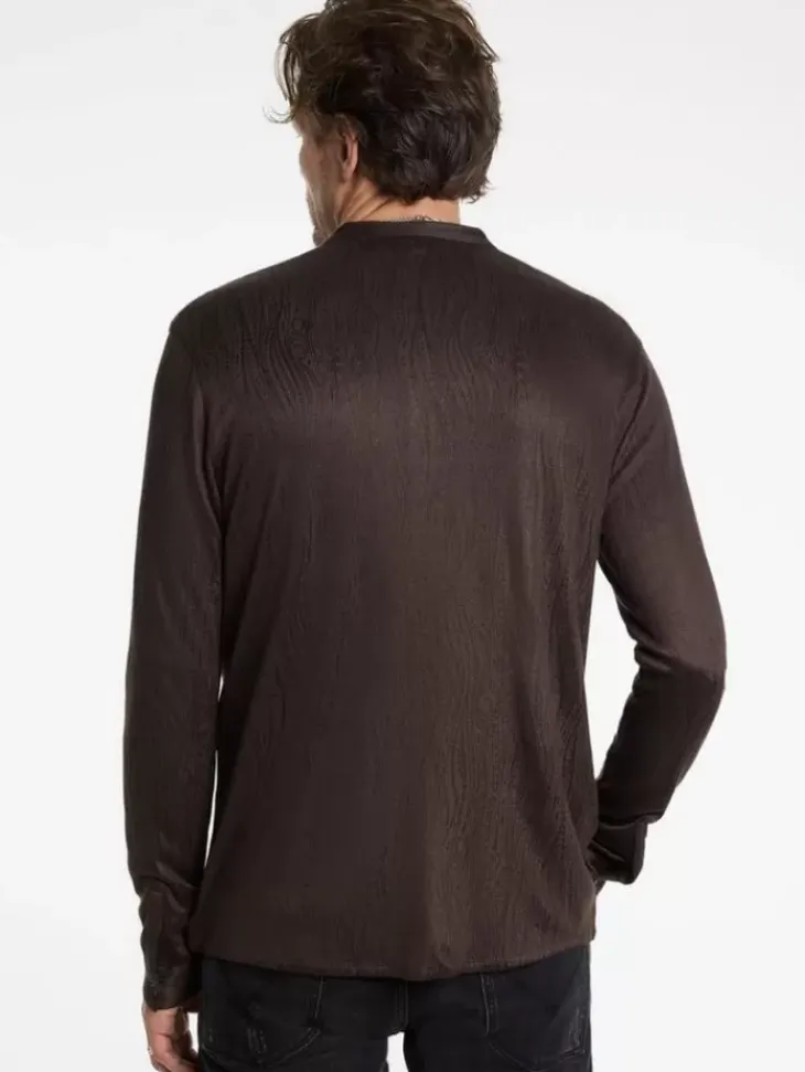 Shirts>John Varvatos OTAVIO SHIRT CHOCOLATE