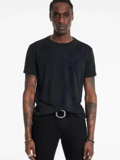 Graphic Tees>John Varvatos PAISLEY TEE DRIEDSAGE