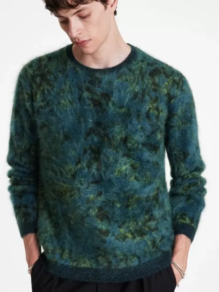 Sweaters>John Varvatos PALERMO SWEATER COBALT