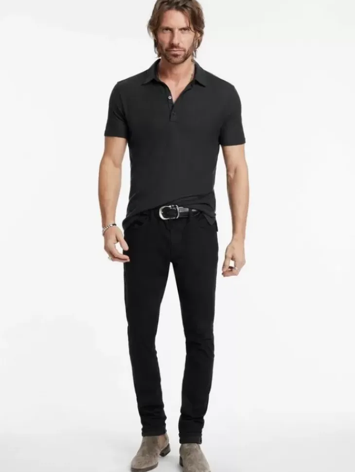 Tops>John Varvatos PALOMA POLO BLACK
